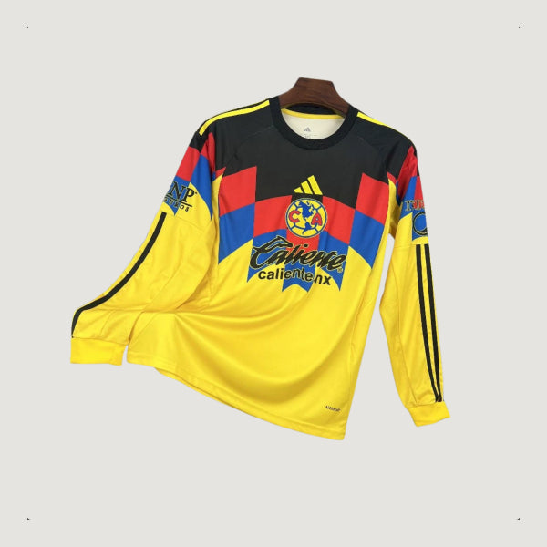 Club América – Maillot Extérieur 2025/26 Manches Longues – Jaune
